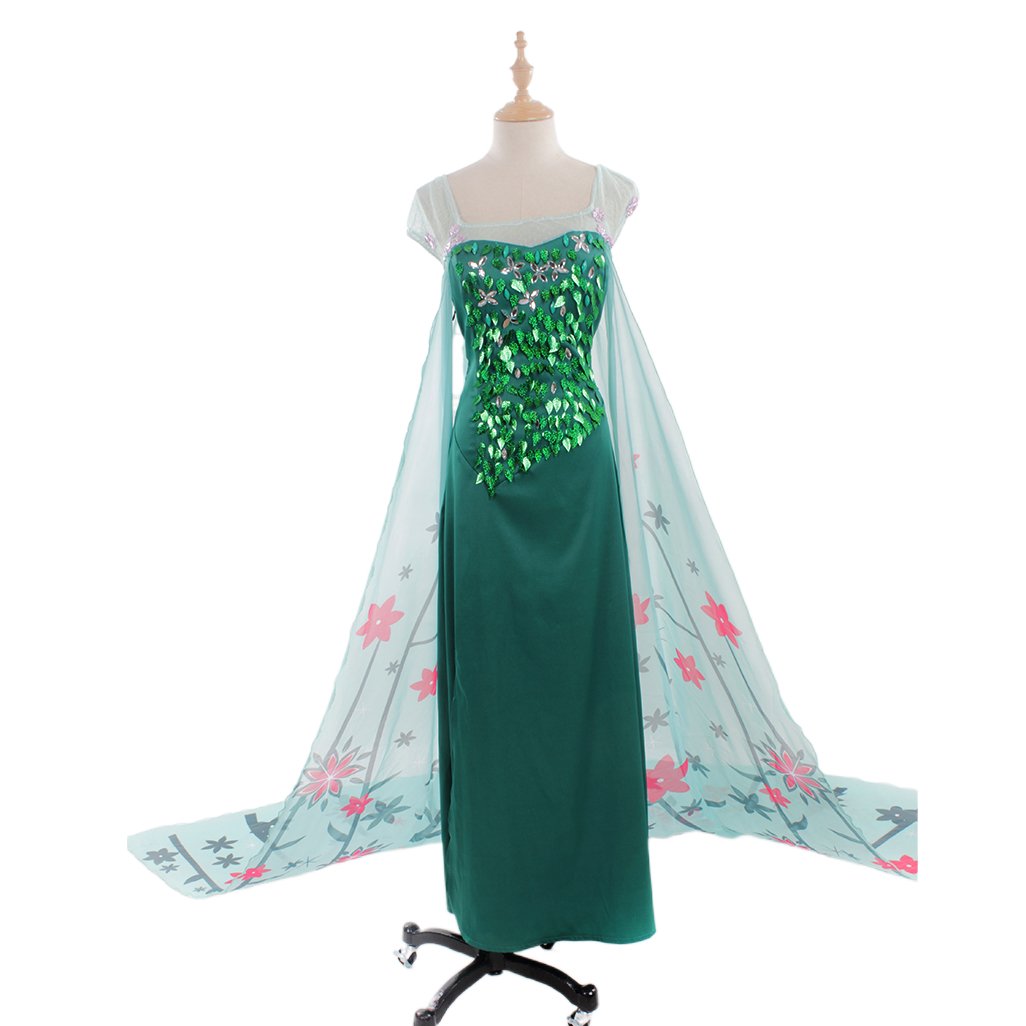 Série de Costumes Cosplay Anna & Elsa Frozen | Robes de Princesse pour Cosplay, Halloween & Fêtes