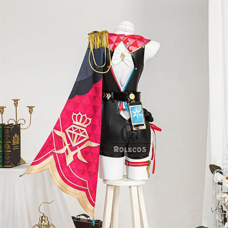 Costume Cosplay Honkai Star Rail Topaz & Numby pour Femme - Combinaison Complète avec Cape