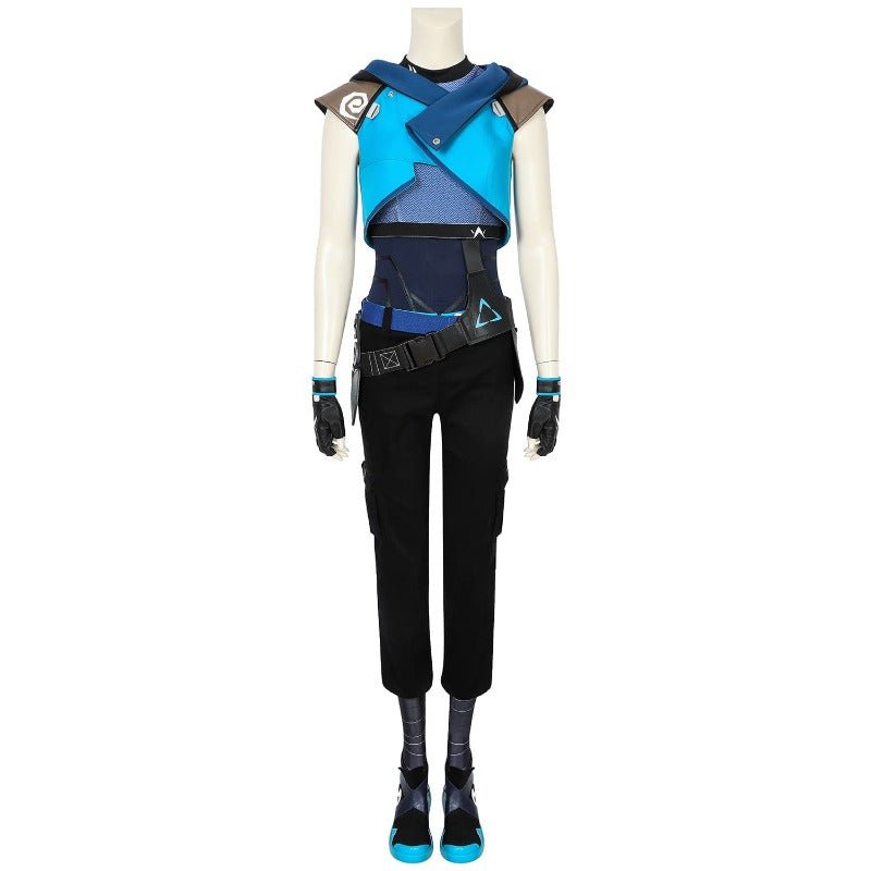 Costume Cosplay Jett - Tenue Inspirée du Jeu pour les Fans d'Anime et de Gaming