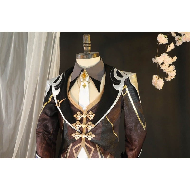 Costume Cosplay Genshin Impact Zhongli Complet pour Fête Halloween