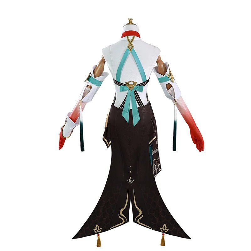 Costume Cosplay Honkai Star Rail Lingsha Guérisseuse Vidyadhara pour Femme