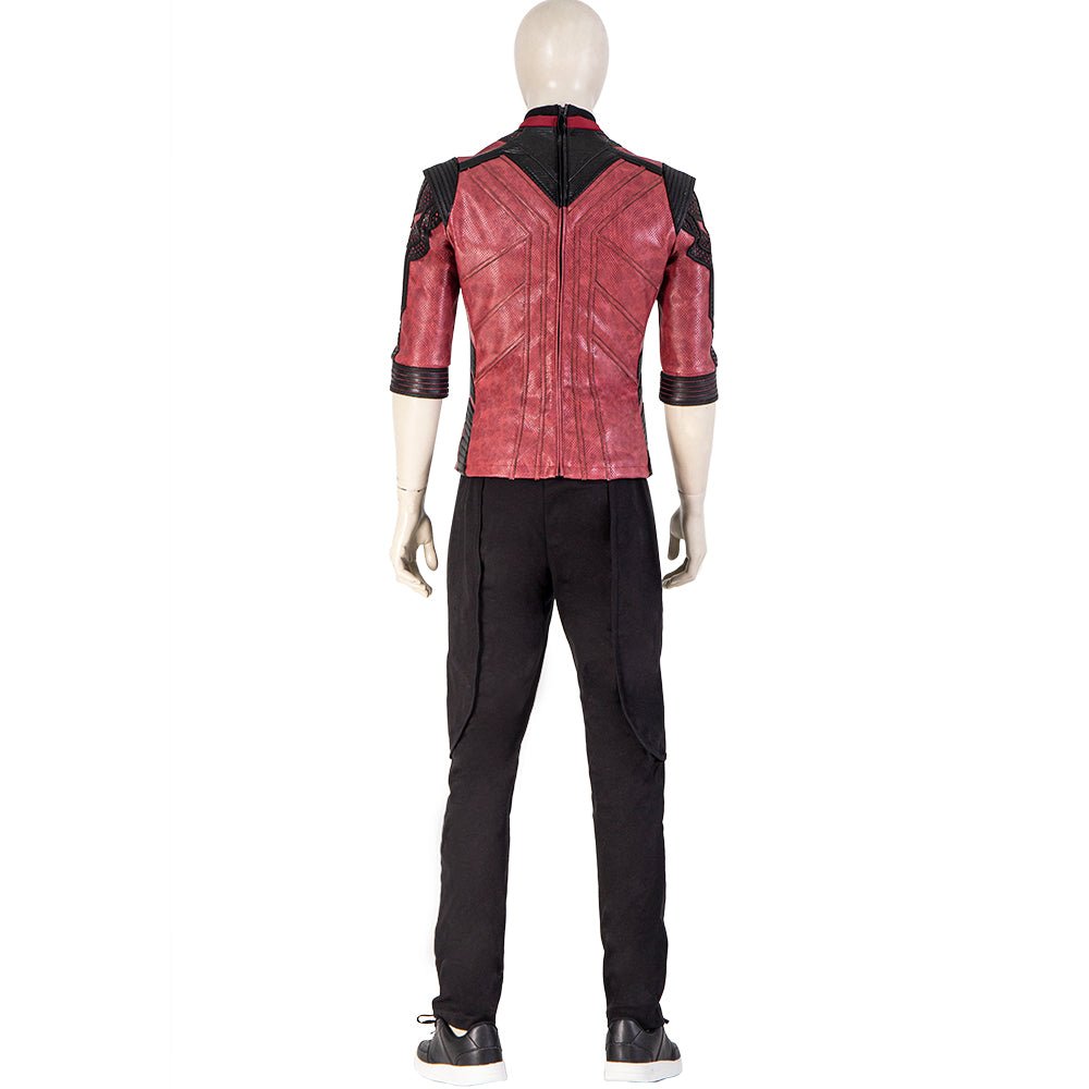 Costume Cosplay Shang-Chi Halloween – Tenue de Maître Kung Fu pour Hommes pour Carnaval et Halloween