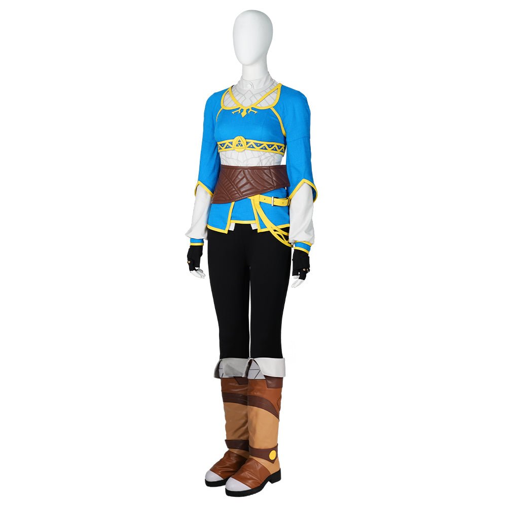 Costume Cosplay Princesse Zelda : Souffle de la Nature pour Fans, Halloween et Conventions
