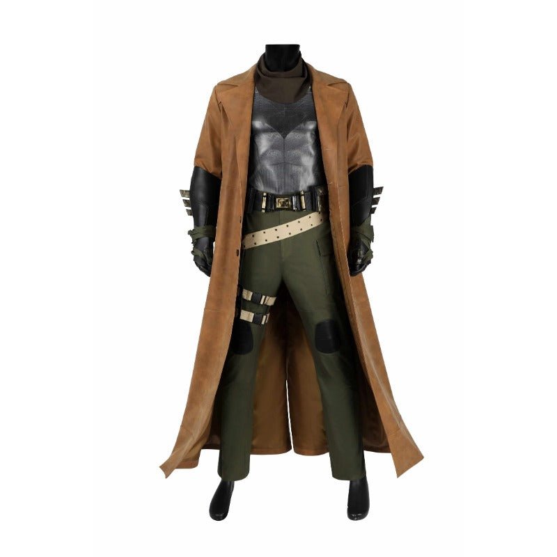 Costume Cosplay Ben Affleck Batman - Manteau Trench en Cuir de Justice League