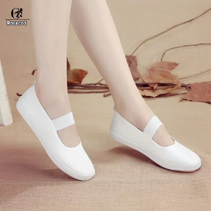 Chaussures de Cosplay Mikan Tsumiki Super Danganronpa 2 - Blanches Chaussures de Sport Scolaire Chaussures de Danse de Gymnastique