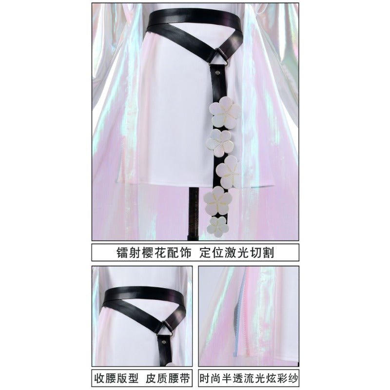 Costume Cosplay Genshin Impact Yae Miko - Élégante Tenue du Renard sur le Trône