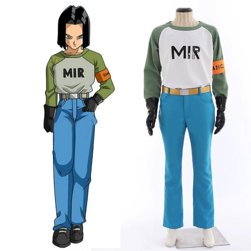 Costume Cosplay Dragon Ball : Zamasu, Android 17, Bulma, Son Goku, Trunks, Whis - Tenues Authentiques