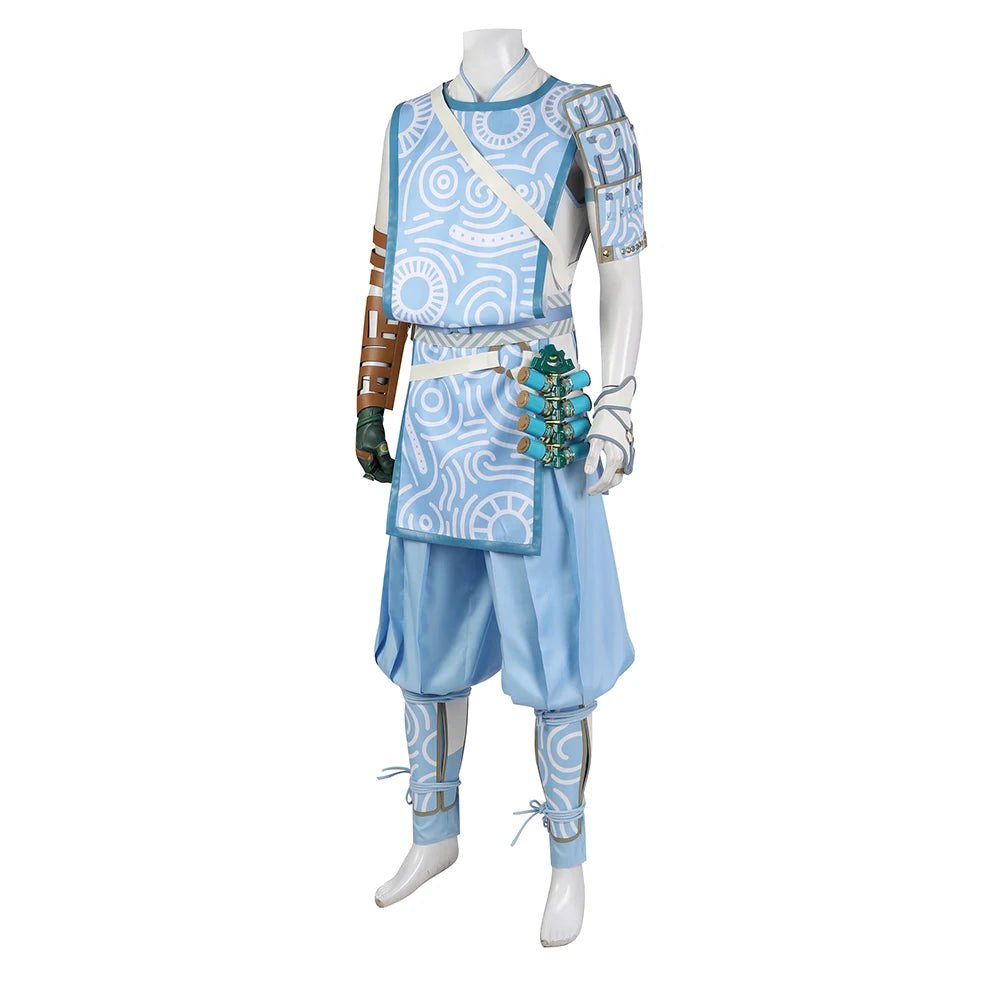Costume Cosplay Elfe pour Hommes - Uniforme de Combat Fantasia - Halloween, Fête de Noël, Carnaval Déguisement Ensemble Complet