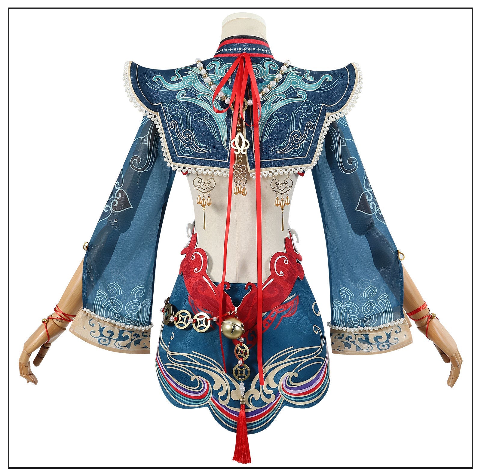 Costume Cosplay Genshin Impact Yu Linglong – Adorable Petite Zombie Voyageuse d'Encre