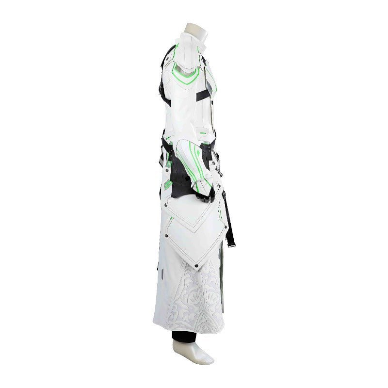 Costume Cosplay Sephiroth FF7 Crise Éternelle - Manteau Blanc de Haute Qualité pour Halloween et Fêtes