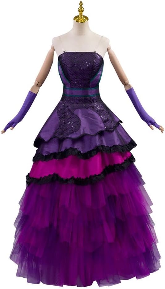 Costume Cosplay Princesse Mal Robe de Bal Violette Gothic pour Femmes
