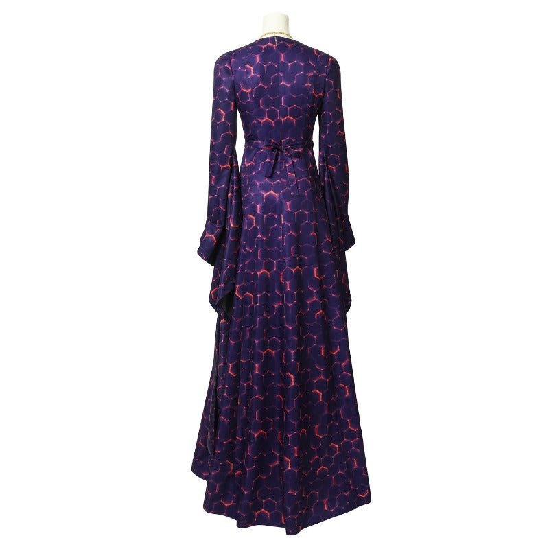 Costume Cosplay Melisandre Game of Thrones - Robe de Prêtresse Rouge pour Fans et Événements