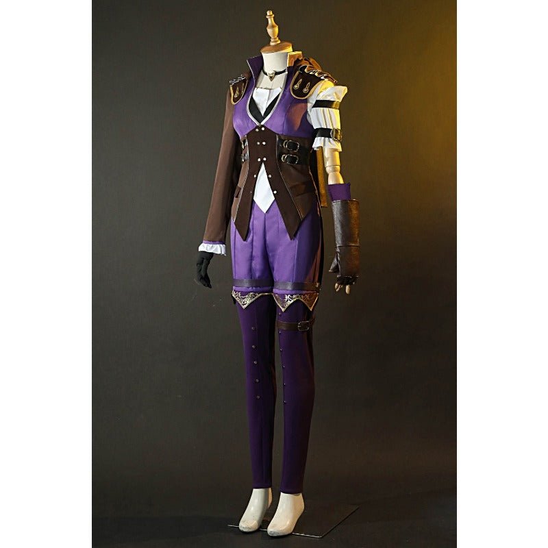 Costume Cosplay Complet de Caitlyn d'Arcane LOL pour Halloween et Événements