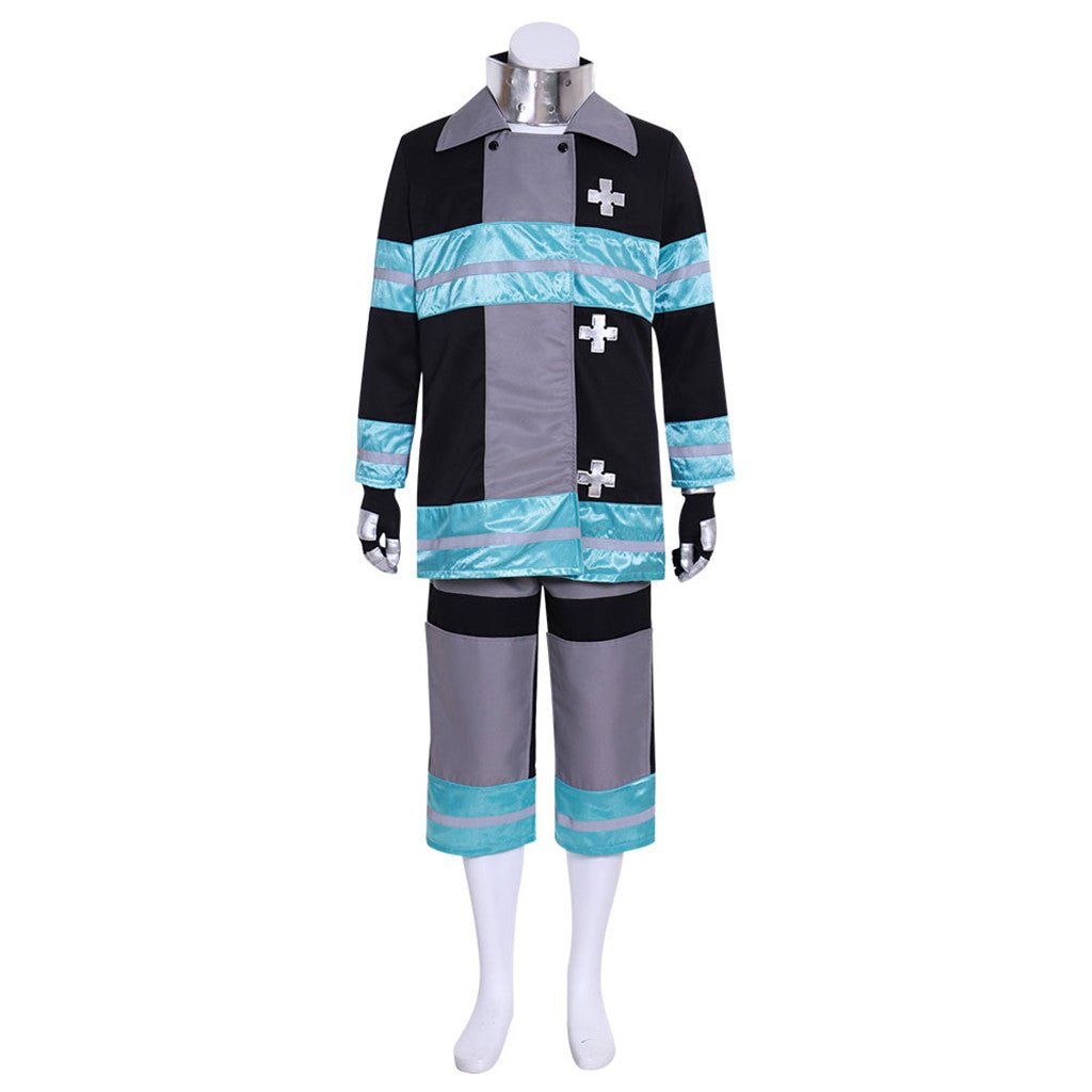 Uniforme de Travail Enen no Shouboutai pour Fans d'Anime - Costume Cosplay Homme