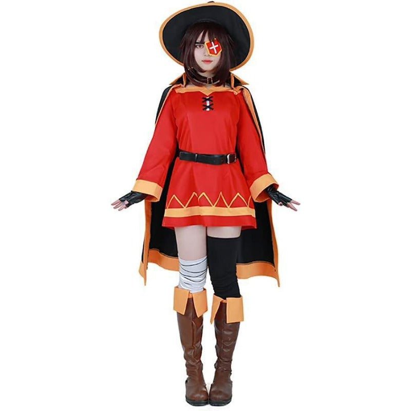 Costume Cosplay Megumin de KonoSuba: La Bénédiction de Dieu sur ce Monde Merveilleux!