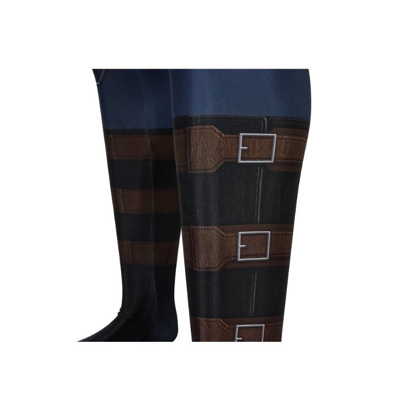 Costume Cosplay Capitaine America Soldat de l'Hiver Impression Numérique pour Fans & Événements Cosplay