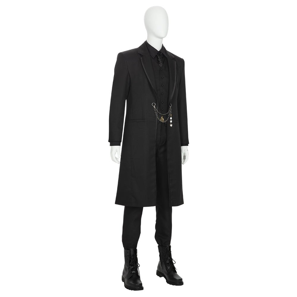 Costume Cosplay Docteur Strange Noir - Tenue d'Halloween Inspirée de la Série TV