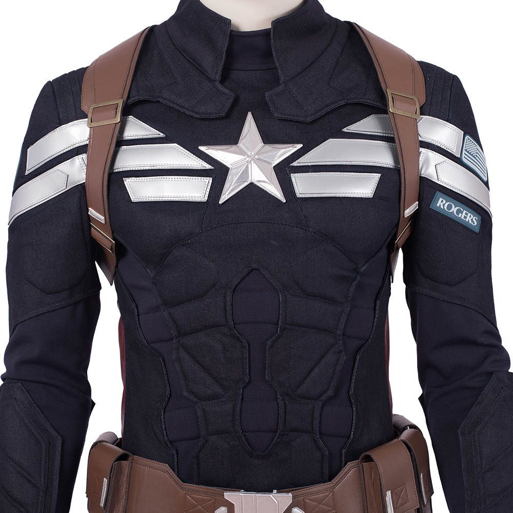 Costume Cosplay Captain America Avengers: Endgame - Réplique de Film de Qualité Premium