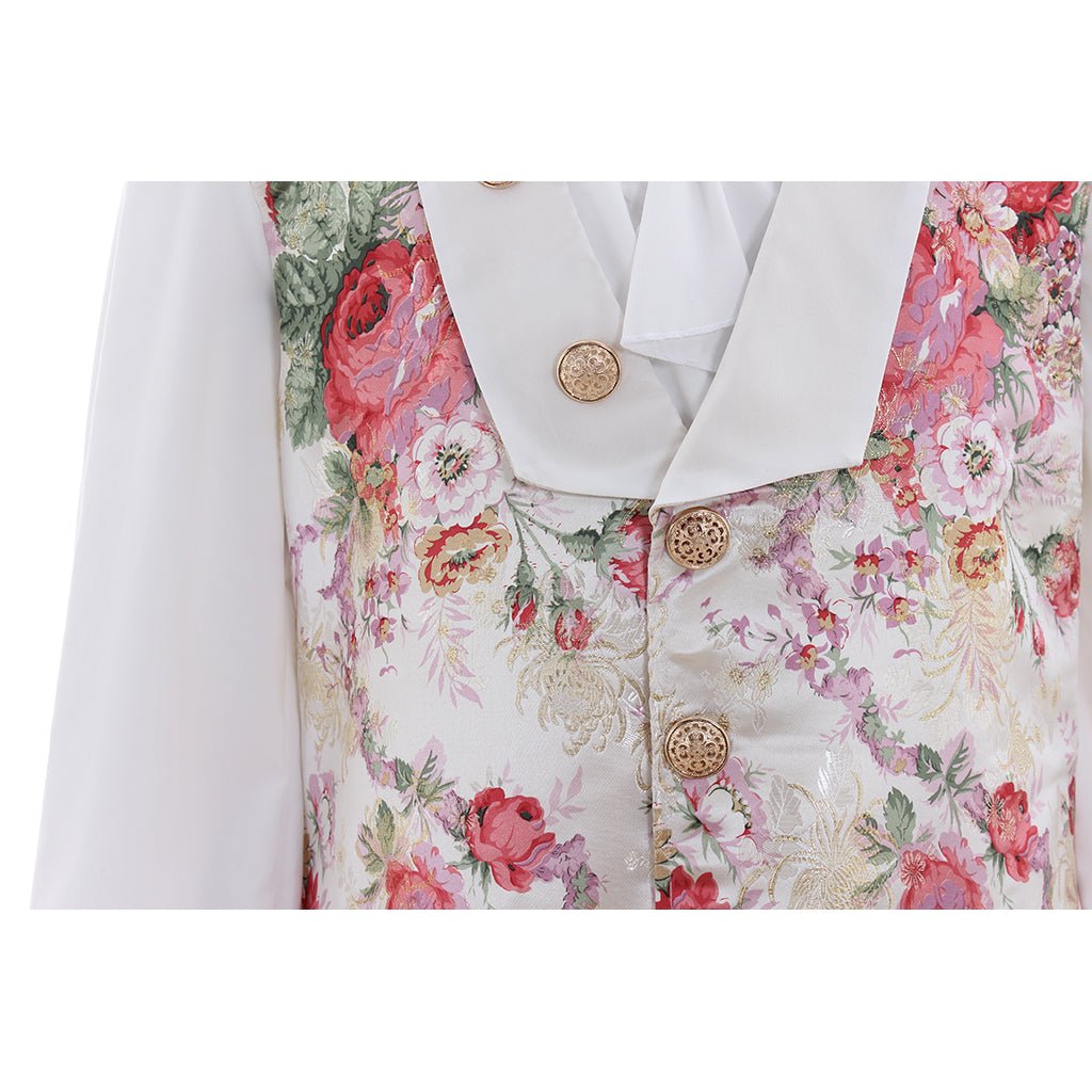 Costume Homme Rococo Baroque Pourpre | Tenue Élégante pour Cosplay et Mariages