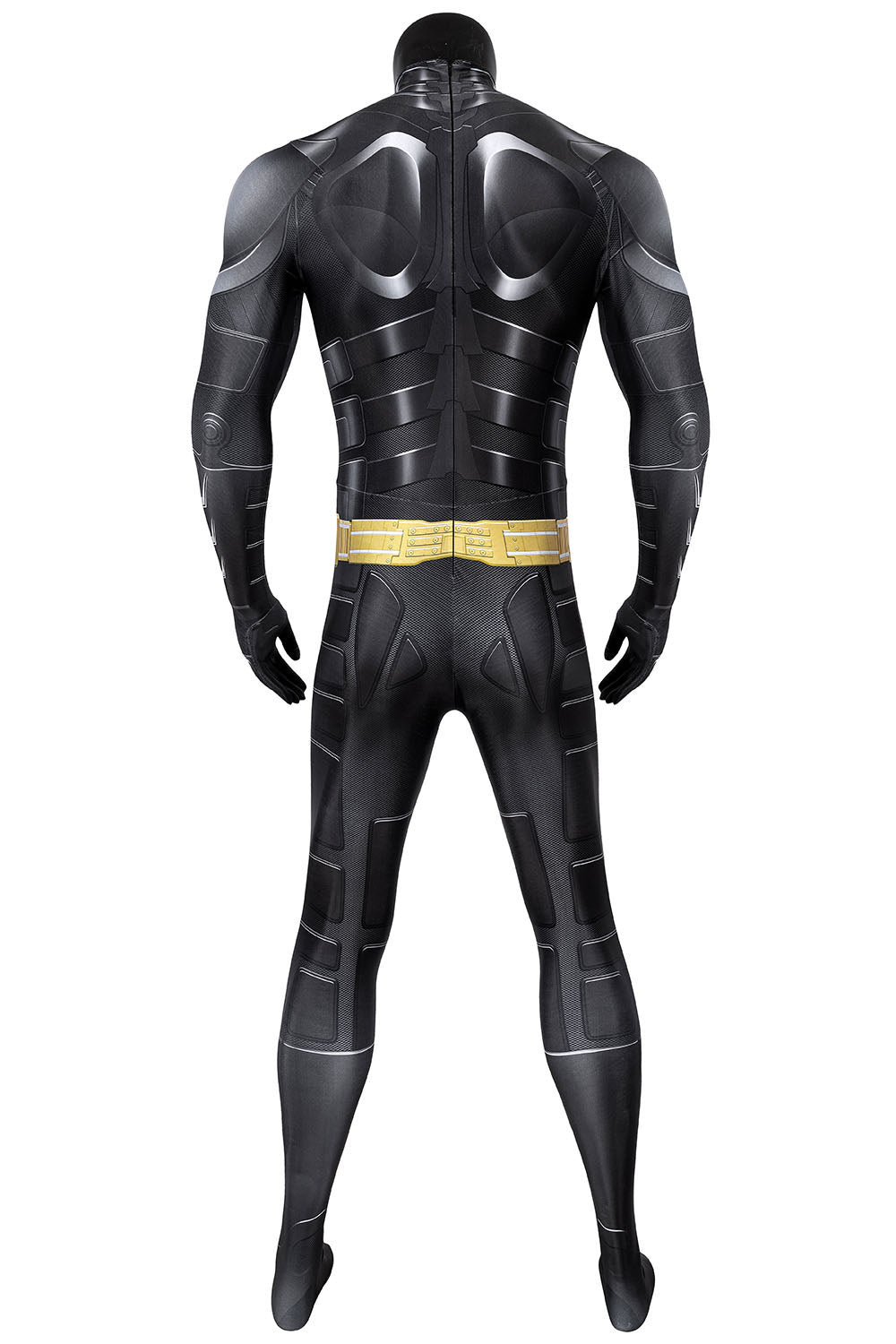 Costume Superhero Chauve-Souris Adulte Combinaison Noire Cape Masque Déguisement Cosplay