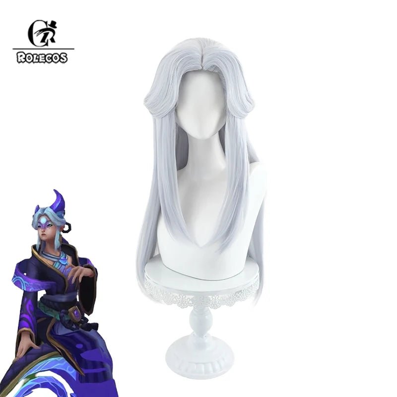 Perruque Cosplay Alune Spirit Blossom LOL 65cm Longue pour Femme, Résistante à la Chaleur