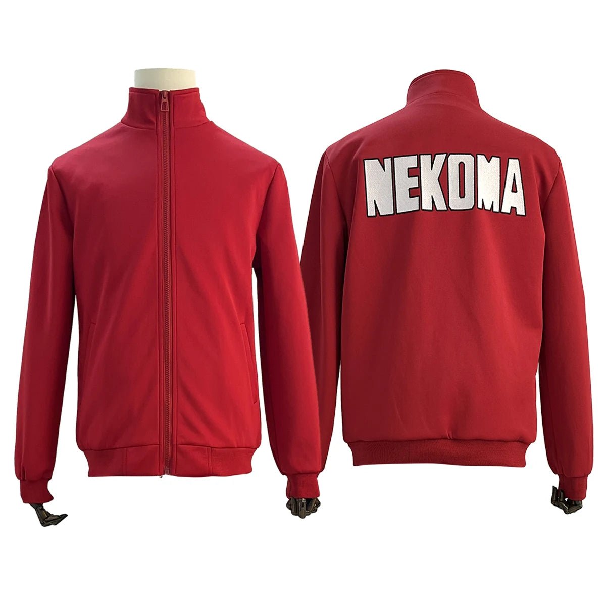 Costume de Cosplay Haikyuu Uniforme Scolaire Nekoma Kuroo Tetsuro Kozumekenma Veste à Fermeture Éclair Brodée