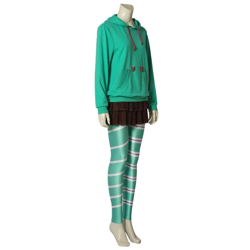 Costume Cosplay Vanellope Von Schweetz pour Enfants et Adultes - Tenue Wreck-It Ralph