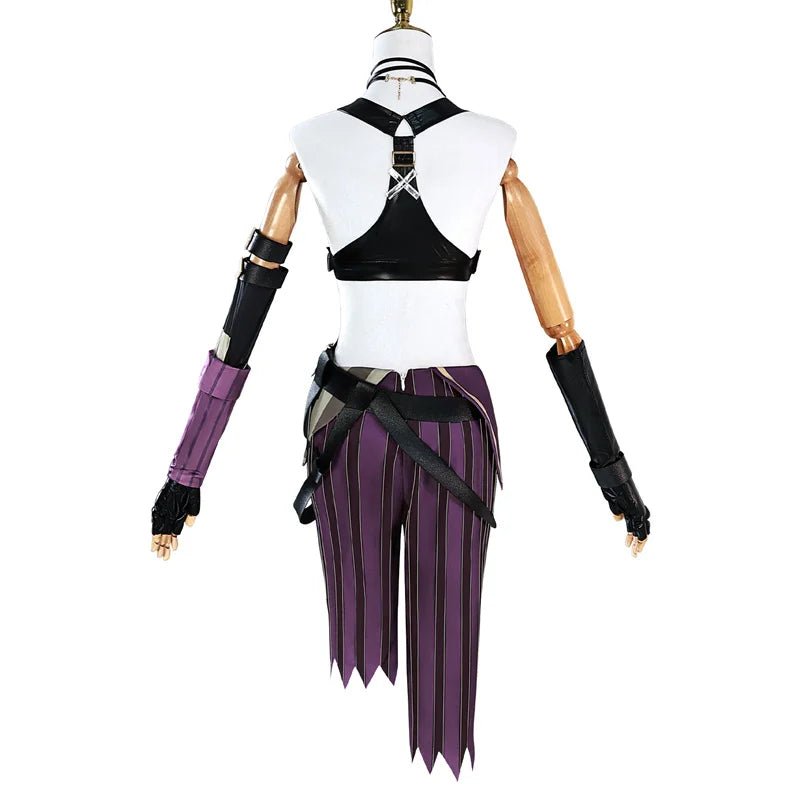 Costume Cosplay Jinx Le Canon Libre de LOL Saison 2 - Tenue pour Femmes pour Fête d'Halloween