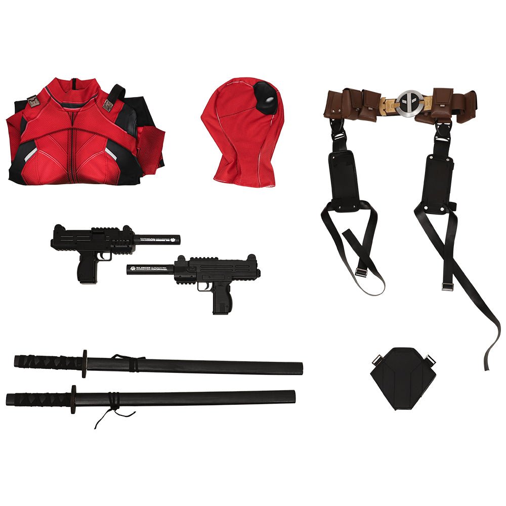 Deadpool 3 Hoodie Cosplay Femme – Inspiré par Deadpool & Wolverine, Wade Wilson Kidpool