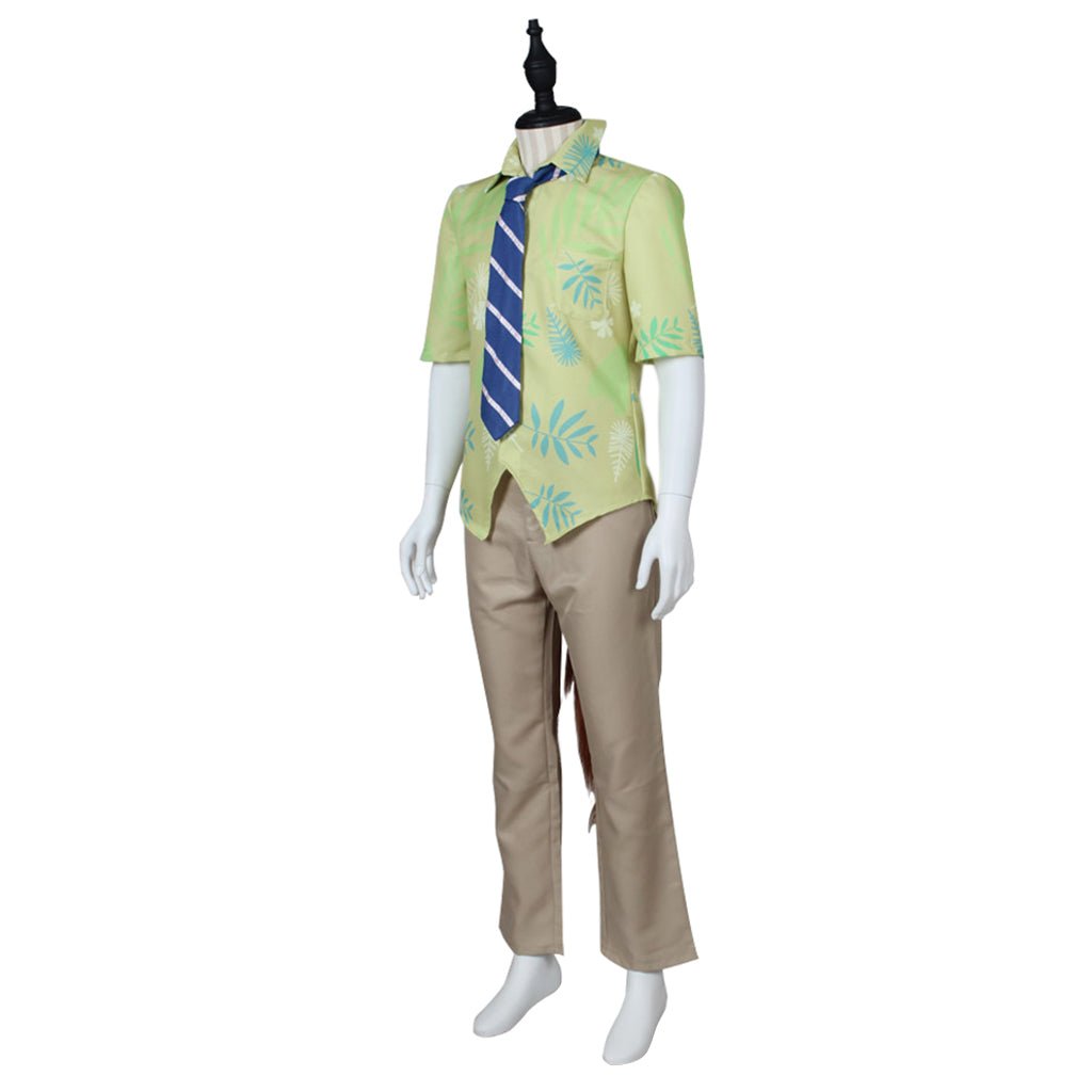 Costume Cosplay Renard Nick Wilde Zootopia - Ensemble Complet avec Oreilles et Queue