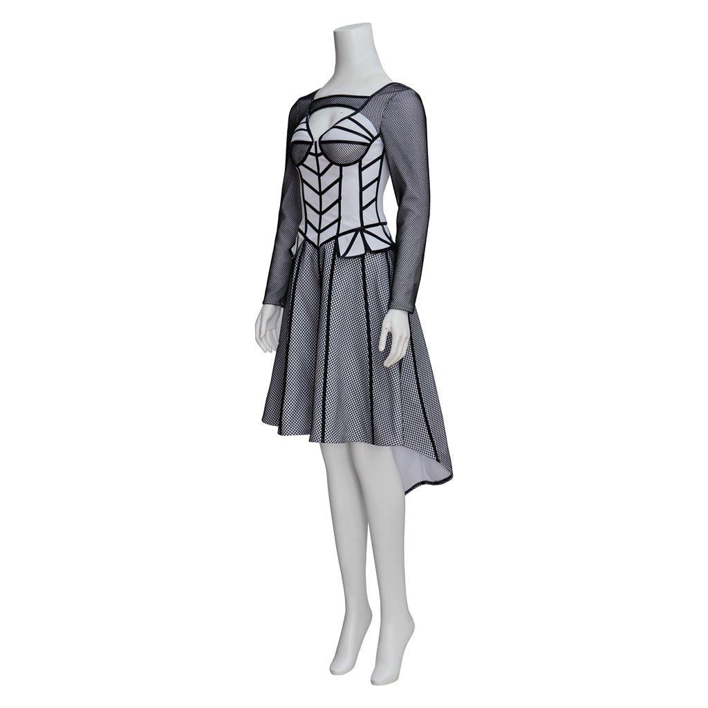 Costume Cosplay Jane Seymour Six the Musical | Robe Bordée Noir pour Femme
