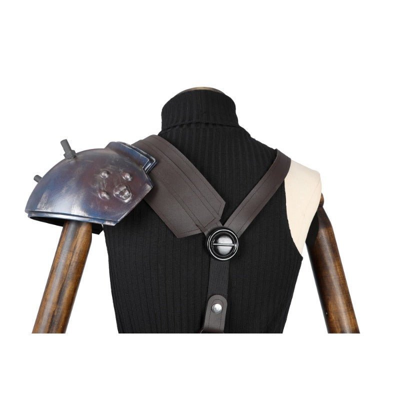 Costume Cosplay Cloud Strife FF VII Renaissance avec Perruque et Tenue pour Halloween et Carnaval