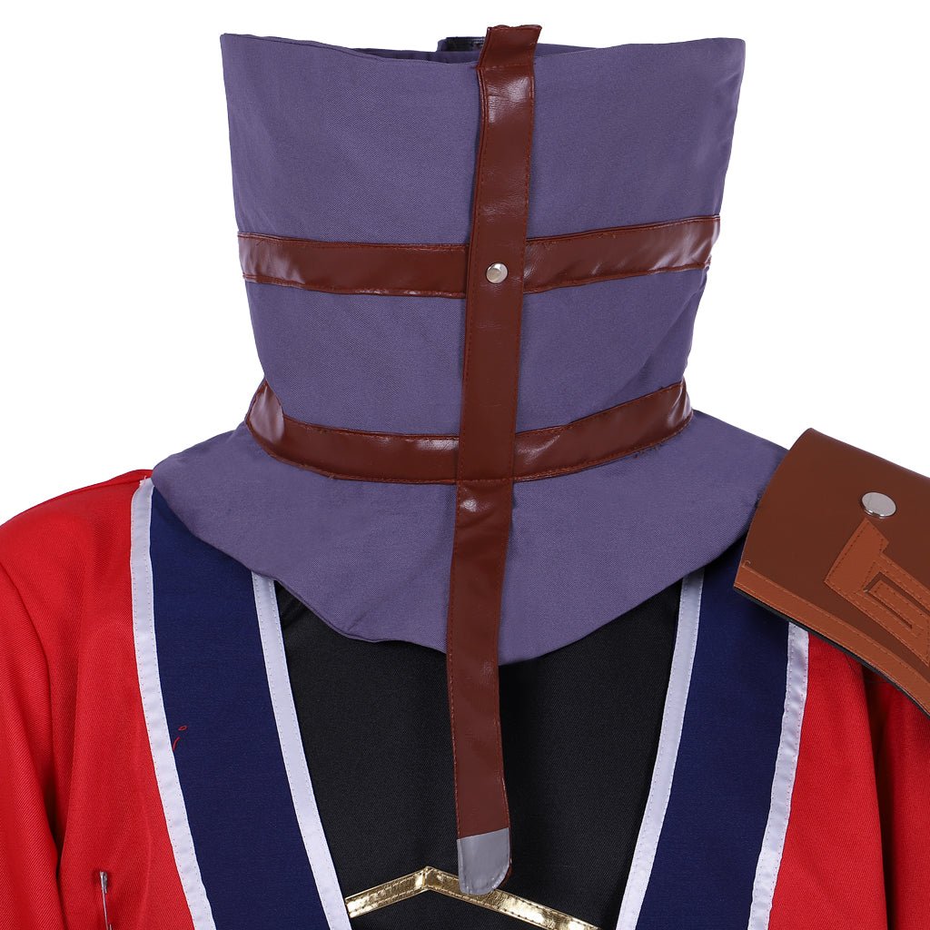 Costume Cosplay Final Fantasy X Auron | Ensemble Complet Rouge pour Rôle Play