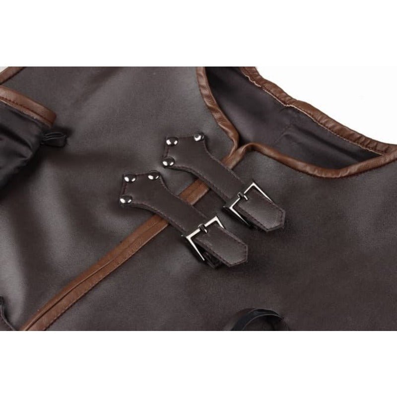 Costume Cosplay Jon Snow - Tenue de la Garde de Nuit pour Hommes Halloween & Carnaval