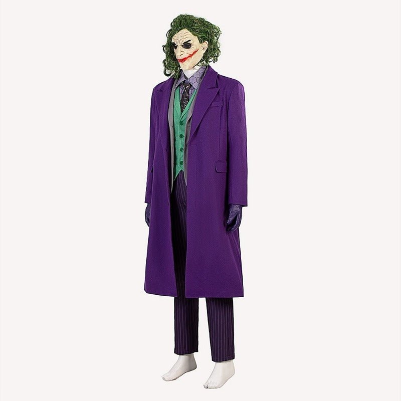 Costume Cosplay Joker de Batman: The Dark Knight - Veste, Pantalon, Masque - Lot Halloween