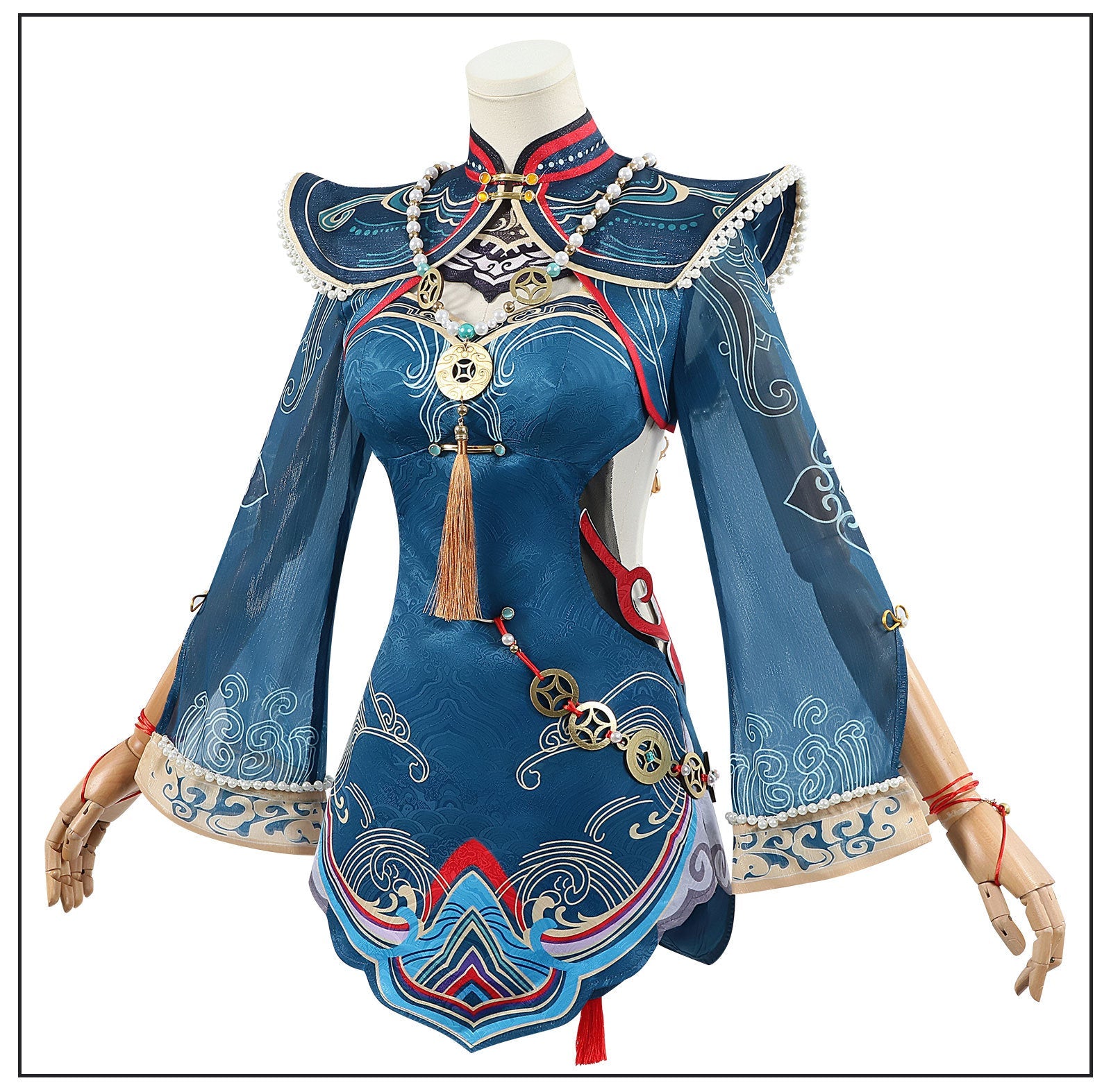 Costume Cosplay Genshin Impact Yu Linglong – Adorable Petite Zombie Voyageuse d'Encre