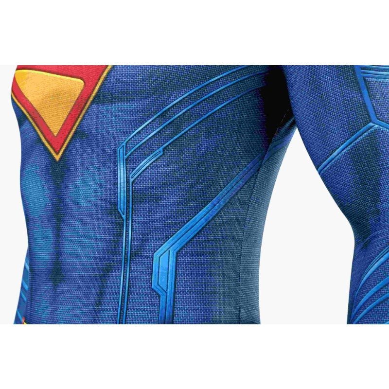 Costume Cosplay Superman Legacy Clark Kent - Combinaison Héros avec Cape pour Halloween et Événements Cosplay