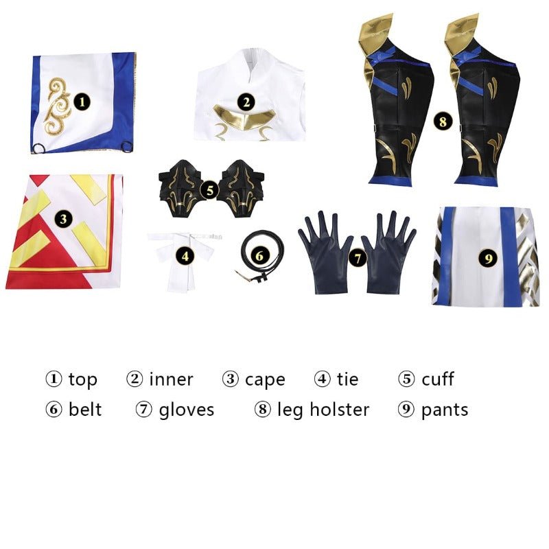 Costume Cosplay Fire Emblem Engage - Tenue de Personnage de Jeu Premium pour Halloween et Événements