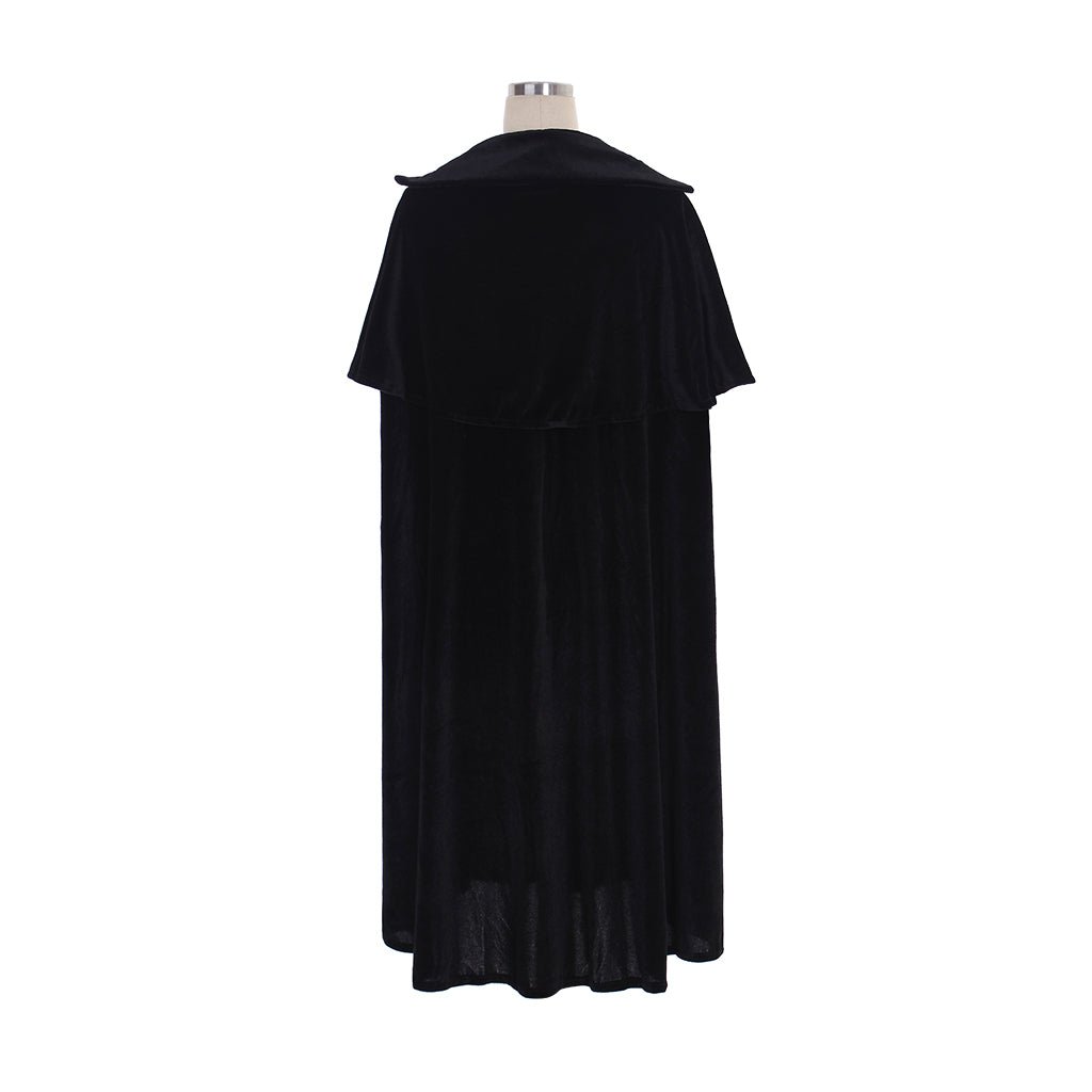 Cape Noire Unisexe Enfant Vampire Démon Sorcier pour Halloween Cosplay Masquerade