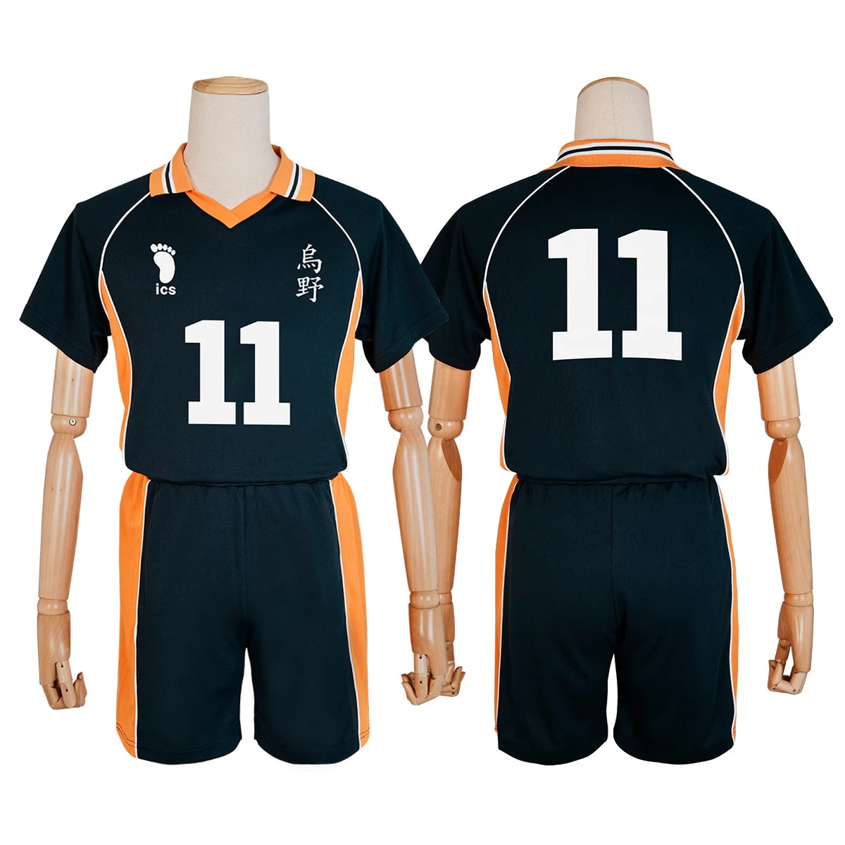 Maillots de Cosplay Haikyuu Hinata Shouyou NO.10 Nishinoya Yuu NO.4 Kozume Kenma NO.5 Kuroo Tetsuro NO.1 Kageyama