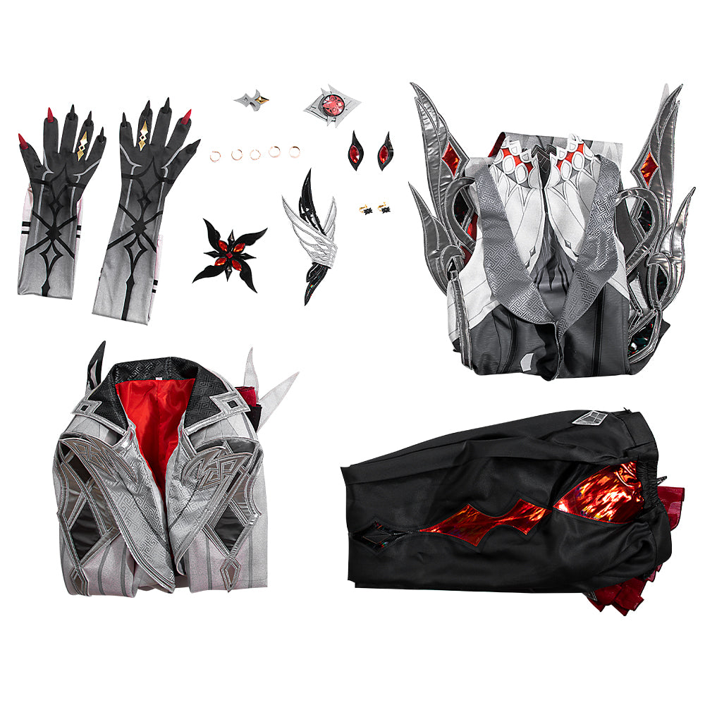 Costume Cosplay Arlecchino Genshin Impact - Tenue Originale du Personnage du Jeu