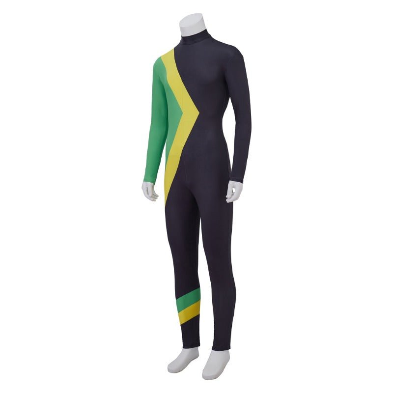 Combinaison Cosplay Équipe Jamaïcaine de Bobsleigh Cool Runnings pour Adultes