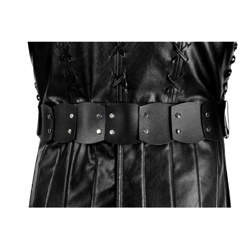 Costume Cosplay Geralt de The Witcher 3: Chasse Sauvage pour Homme - Veste, Pantalon, Chemise