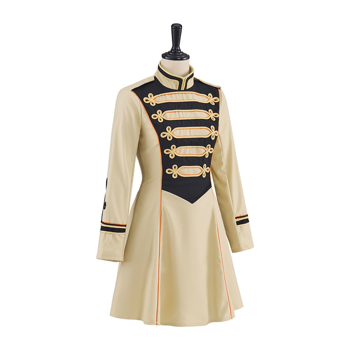 Manteau Militaire Beige Longueur Moyenne – Costume Cosplay Médiéval
