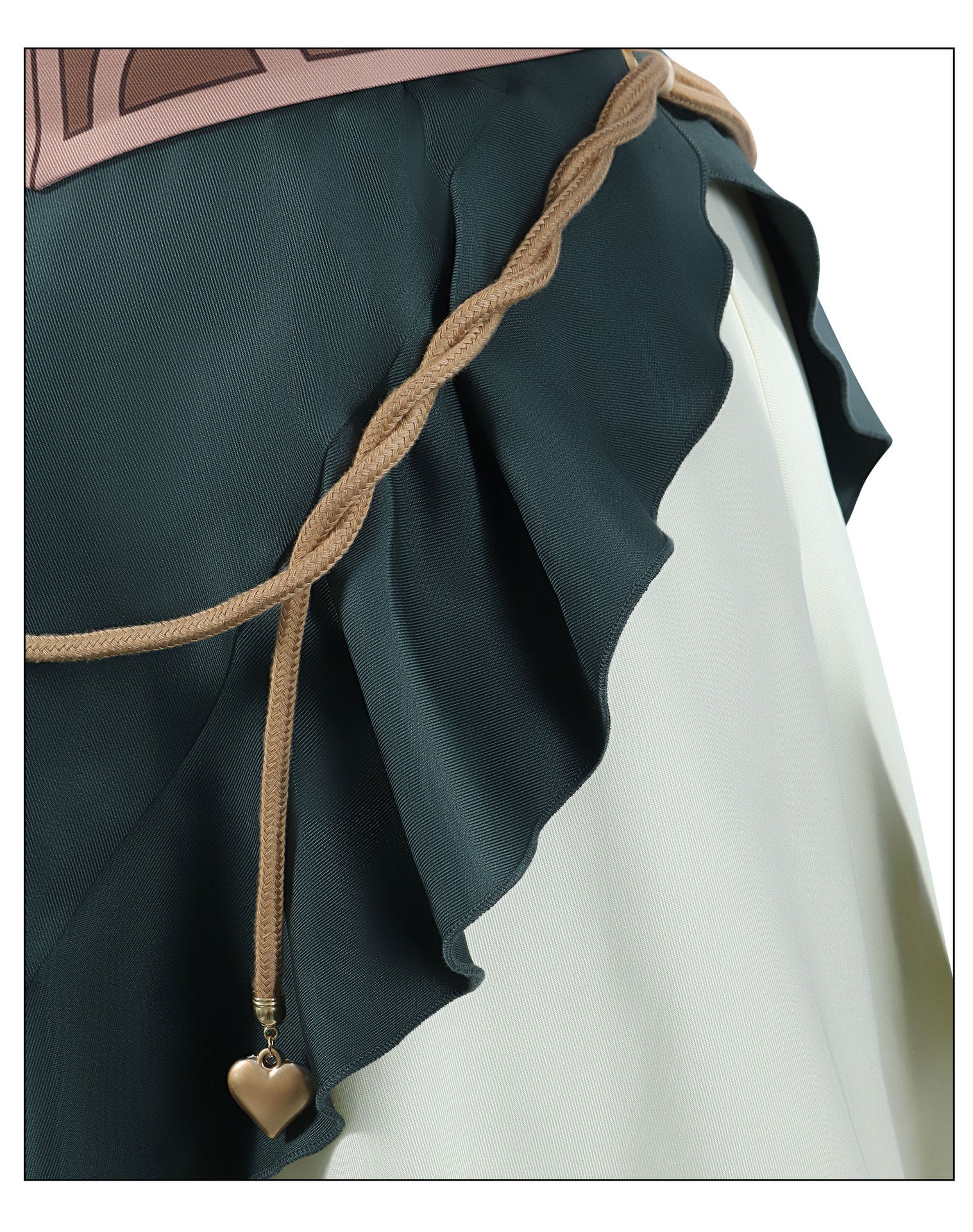 Le Seigneur des Anneaux - Robe de Cour Verte d'éowyn – Costume Cosplay de Helm’s Deep