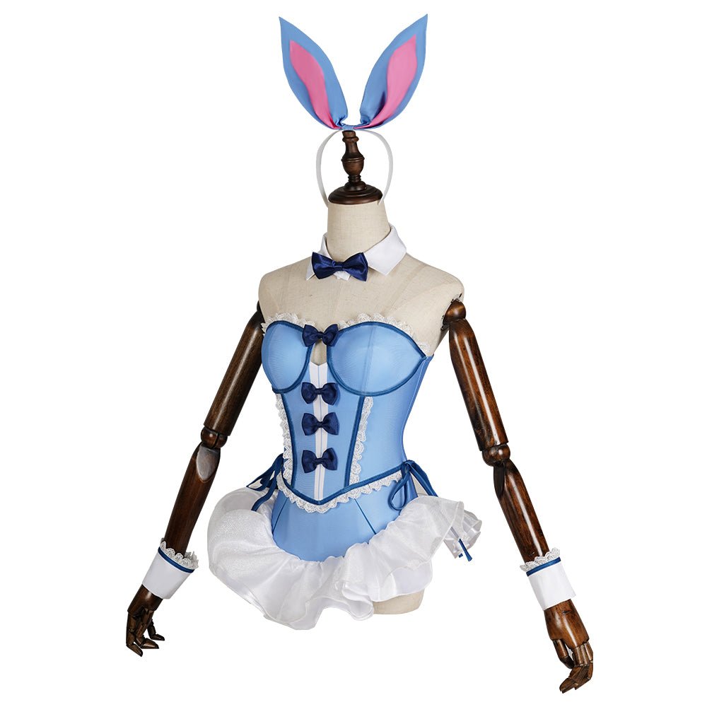Costume Cosplay Fille Lapin Bleu pour Halloween et Fêtes
