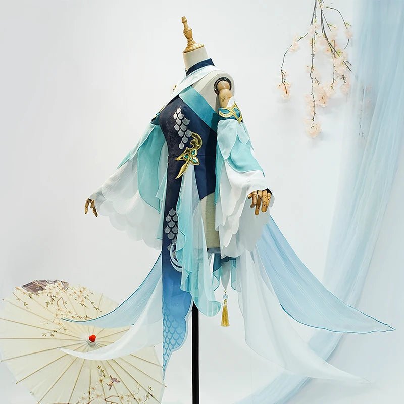 Costume Cosplay Madame Ping de Genshin Impact pour Femme - Robe d'Uniforme pour Jeu de Rôle et Halloween