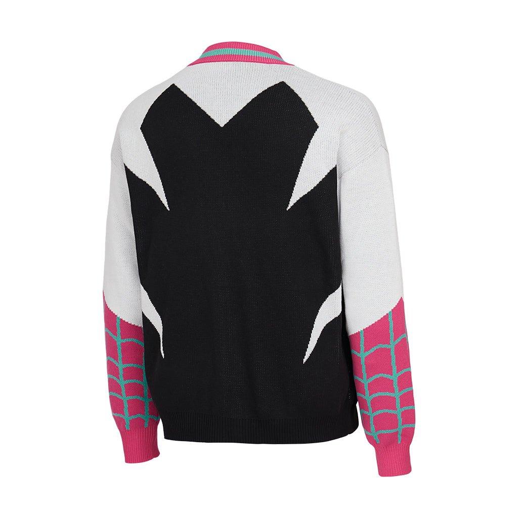 Costume Cosplay Gwen Cardigan Tricot | Col V Uni-Sexe pour Usage Quotidien, Halloween, Carnaval