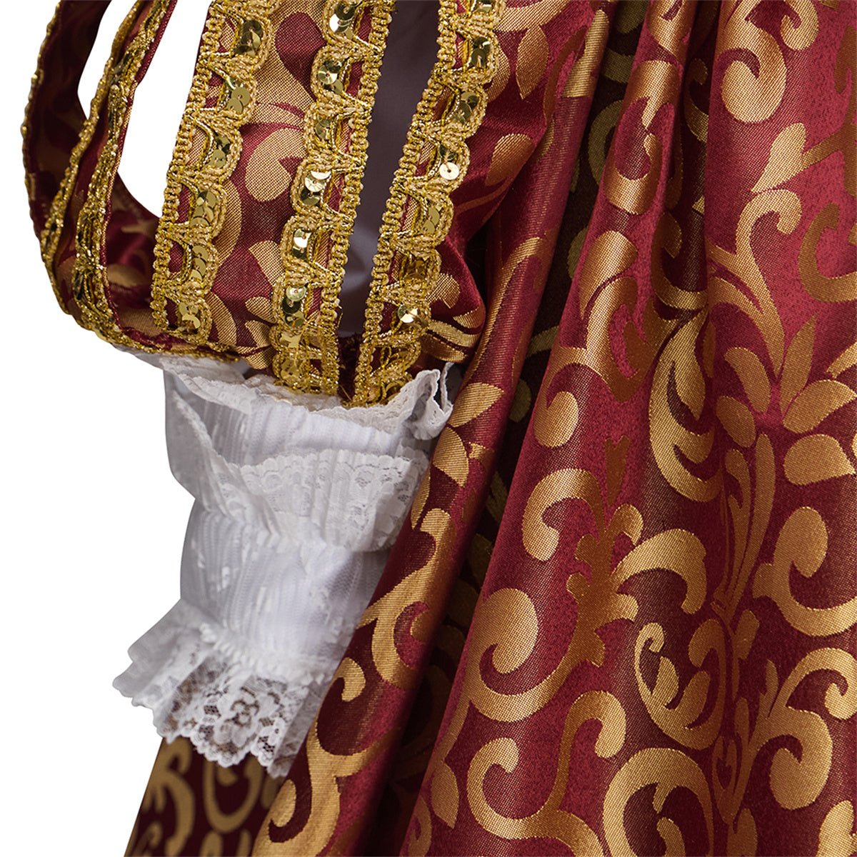 Cape à Capuche Noble Dame Royale Costume Cosplay – Robe de Fantaisie Élégante pour Enthousiastes du Cosplay