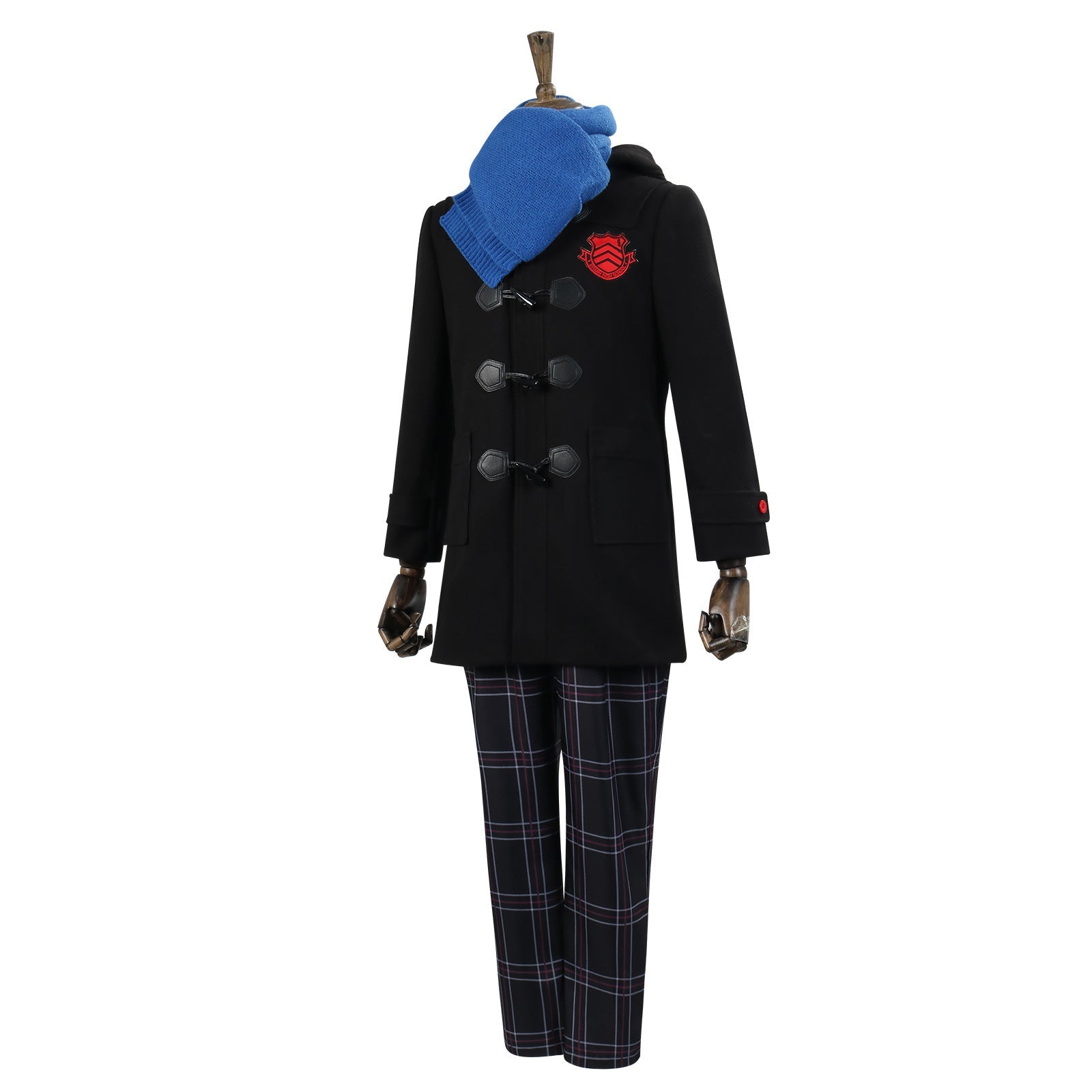 Costume Cosplay Hiver Persona 5 Ren Amamiya Manteau en Laine Authentique